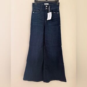 FRAME Le Palazzo High Waist Crop Wide Leg Jeans